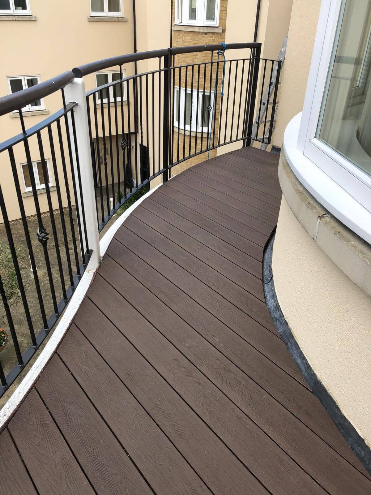 Composite decking Balcony St Johns Square Eton 2