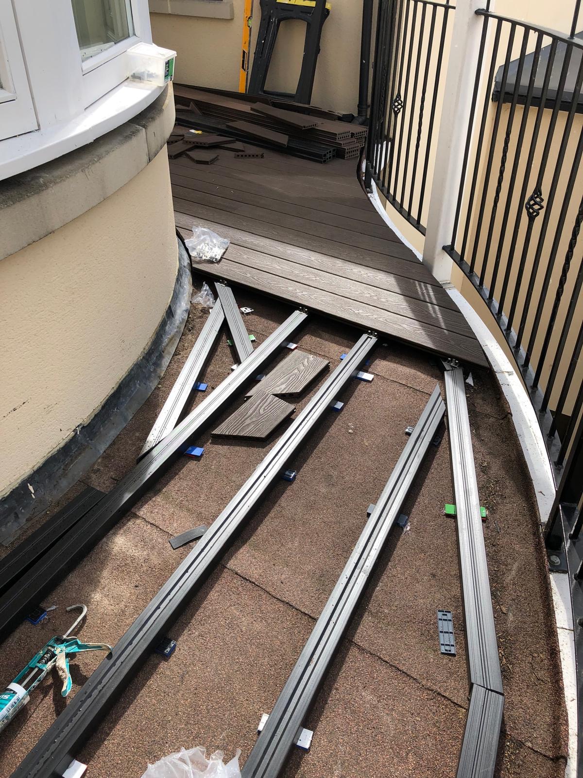 Composite decking Balcony St Johns Square Eton 3