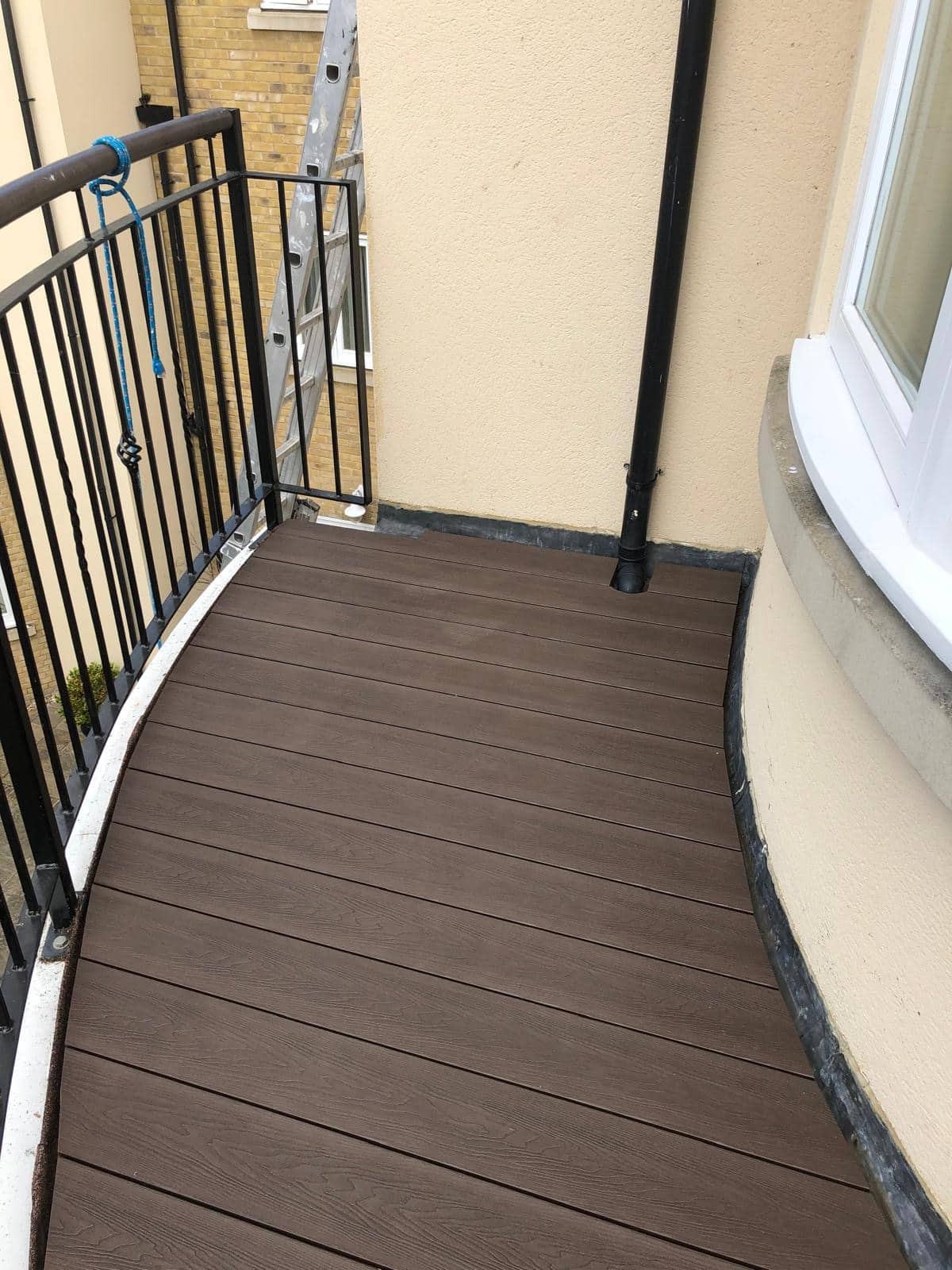 Composite decking Balcony St Johns Square Eton 8